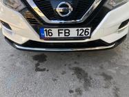 Nissan Qashqai 2014–2021 Skyddslister i rostfritt stål för främre stötfångare (2017↗︎) OmsaLine – italienskt rostfritt stål foto 7