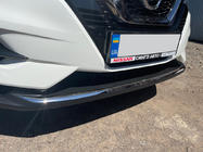 Nissan Qashqai 2014–2021 Skyddslister i rostfritt stål för främre stötfångare (2017↗︎) OmsaLine – italienskt rostfritt stål foto 3