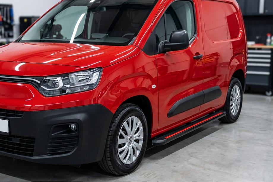Opel Combo 2019– Sidosteg Maya Red (2 st, aluminium) Image
