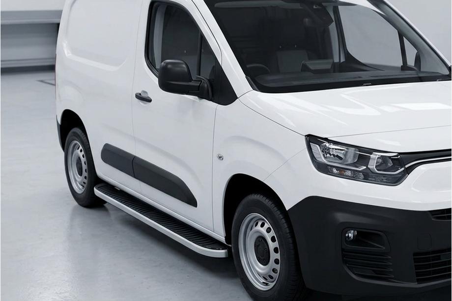 Opel Combo 2019– Sidosteg Tayga Grey (2 st, aluminium) Image