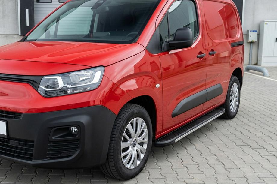 Opel Combo 2019– Sidosteg Bosphorus Grey (2 st, aluminium) Image