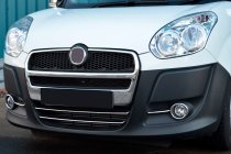 Fiat Doblo II 2010–2022 List till nedre grill (2010-2015, 2 st, rostfritt stål) foto 7