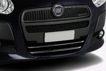 Fiat Doblo II 2010–2022 List till nedre grill (2010-2015, 2 st, rostfritt stål) foto 1