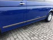 Volkswagen T5 Caravelle 2004–2010 Dörrlister (rostfritt stål, svart krom) foto 1