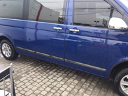 Volkswagen T5 Caravelle 2004–2010 Dörrlister (rostfritt stål, svart krom) foto 2