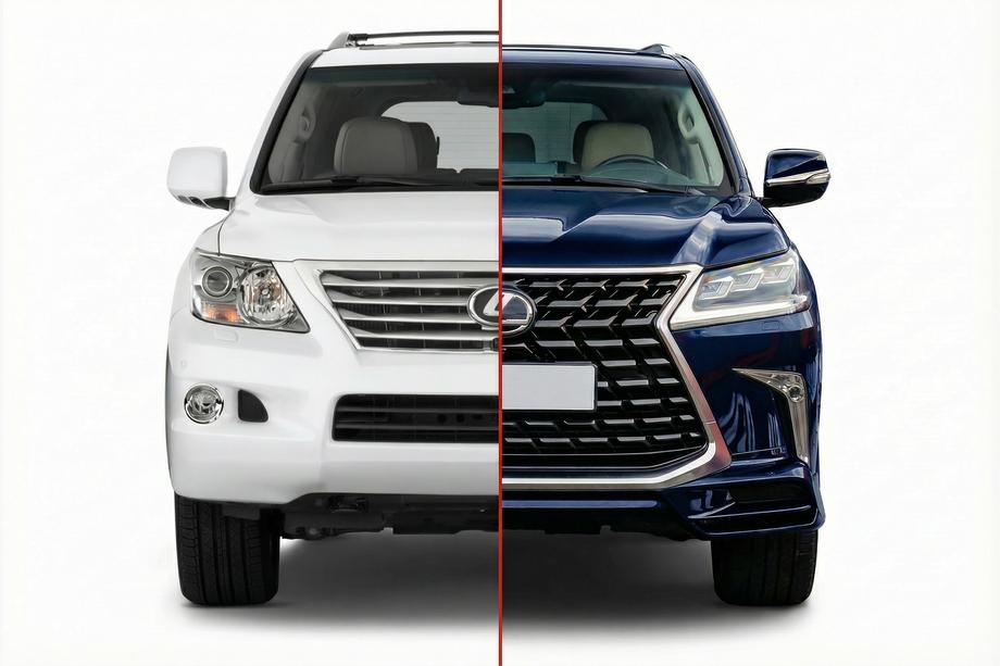 Lexus LX570/450d 2008–2022 TRD 2021 facelift-kit (med byte av bakre skärmar) Image