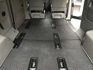 Volkswagen T5 2010–2015 EVA V1 bilmattor (lång hjulbas, komplett kupé, svarta) foto 8