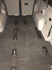 Volkswagen T5 2010–2015 EVA V1 bilmattor (lång hjulbas, komplett kupé, svarta) foto 12