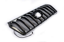 Toyota Land Cruiser Prado 150 2009–2023 Frontgrill 2017↗ LED (Zeus Silver) foto 4
