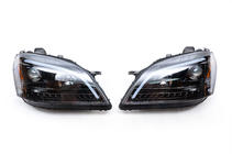 Mercedes ML W164 2005–2011 Framstrålkastare med LED-element (2005-2008, 2 st, mörka) foto 2