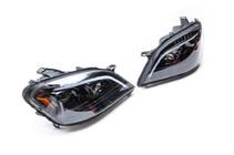 Mercedes ML W164 2005–2011 Framstrålkastare med LED-element (2005-2008, 2 st, mörka) foto 5