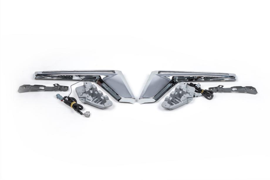 Toyota Land Cruiser 200 2007–2021 Strålkastarögonlock med LED (2016↗) Image