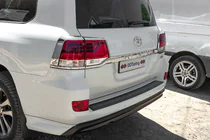 Toyota Land Cruiser 200 2007–2021 Kromramar till bakljus (2015+, 4 delar, plast) foto 5