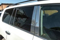 Toyota Land Cruiser 200 2007–2021 Kompletta fönsterlister och stolplister (rostfritt stål) foto 3