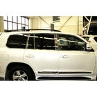Lexus LX570/450d 2008–2022 Kompletta fönsterlister och stolplister (rostfritt stål) foto 17