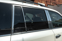 Lexus LX570/450d 2008–2022 Kompletta fönsterlister och stolplister (rostfritt stål) foto 12