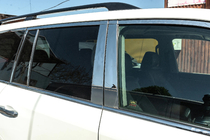 Lexus LX570/450d 2008–2022 Kompletta fönsterlister och stolplister (rostfritt stål) foto 9