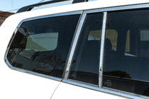 Lexus LX570/450d 2008–2022 Kompletta fönsterlister och stolplister (rostfritt stål) foto 6