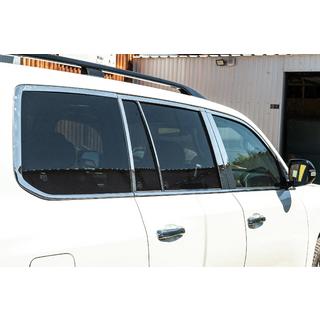 Kompletta fönsterlister och stolplister (rostfritt stål) Lexus LX570/450d 2008–2022 foto 2