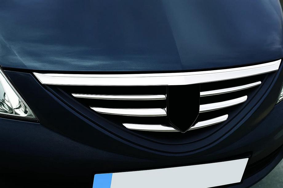 Dacia Logan MCV 2004–2014 Grillister fram 2004-2008 (rostfritt stål) Carmos - turkiskt stål Image