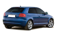 Audi A3 2003–2012 Bakre list (rostfritt stål) foto 1