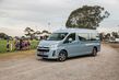 Test av nya generationens Toyota Hiace minibuss foto 8