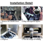 Toyota Land Cruiser 200 2007–2021 Kit för trådlös mobilladdning (2015+) foto 2