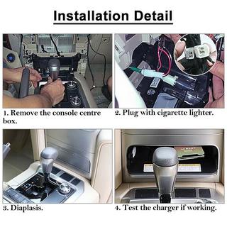 Kit för trådlös mobilladdning (2015+) Toyota Land Cruiser 200 2007–2021 foto 2