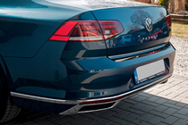 Volkswagen Passat B8 2015–2023 OmsaLine SD/SW avgasslutsdekor (2019+, 3 st, rostfritt stål) foto 2
