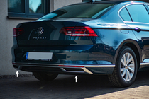 Volkswagen Passat B8 2015–2023 OmsaLine SD/SW avgasslutsdekor (2019+, 3 st, rostfritt stål) foto 1