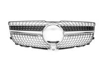 Mercedes GLK class X204 2008–2015 Främre grill Diamond Silver (2013-2015) foto 2