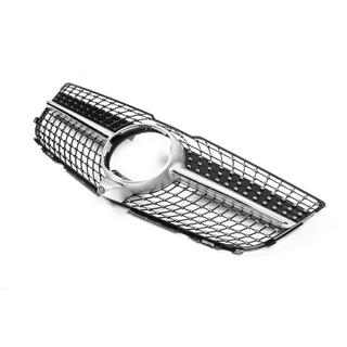 Främre grill Diamond Silver (2013-2015) Mercedes GLK сlass X204 2008–2015 foto 4