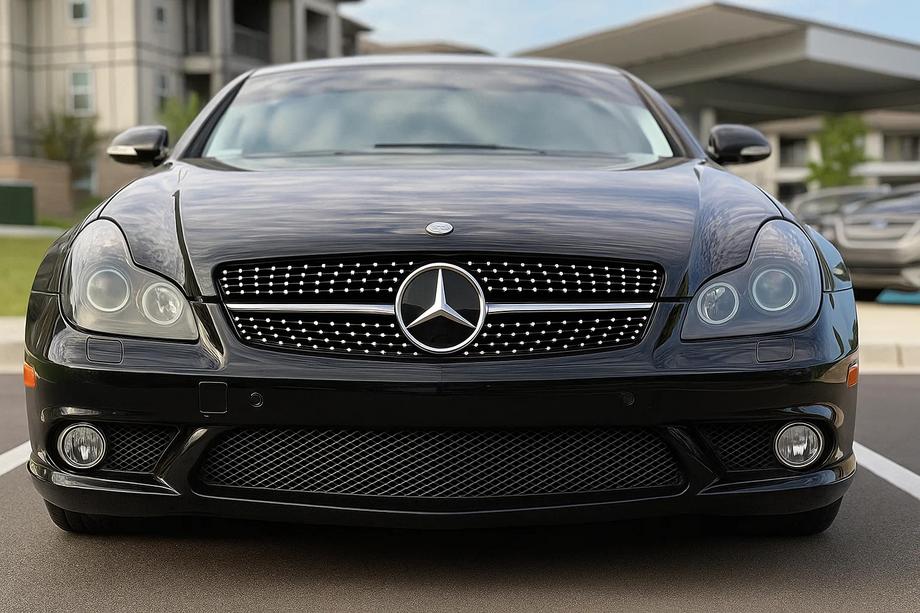 Mercedes CLS C219 2004–2010 Frontgrill (2008-2010, Diamond Silver) Image