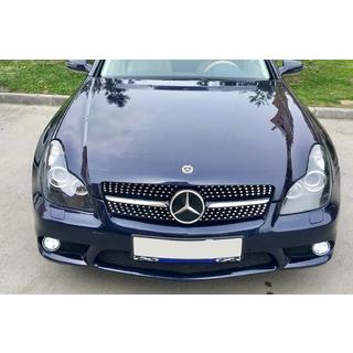 Främre grill (2005-2008, Diamond Silver) Mercedes CLS C219 2004–2010 foto 1