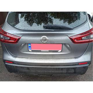 Bakre stötfångarskydd i rostfritt stål Carmos (2017-2021) Nissan Qashqai 2014–2021 foto 2