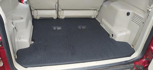 Mitsubishi Pajero Wagon III 1999–2006 Bagagerumsmatta (EVA, svart) foto 1