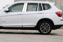 BMW X3 F25 2011–2018 Dörrstolpskåpor i rostfritt stål foto 1