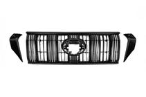 Toyota Land Cruiser Prado 150 2009–2023 Kylargrill 2017↗ svart, original (med korta ribbor) foto 1