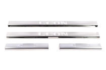 Seat Leon 2013–2020 Instegslister Carmos V1 (4 st, rostfritt stål) foto 2