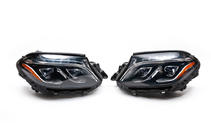 Mercedes GL/GLS-klass X166 2012–2019 Framstrålkastare till GLS (2 st, original Mercedes-Benz) foto 3