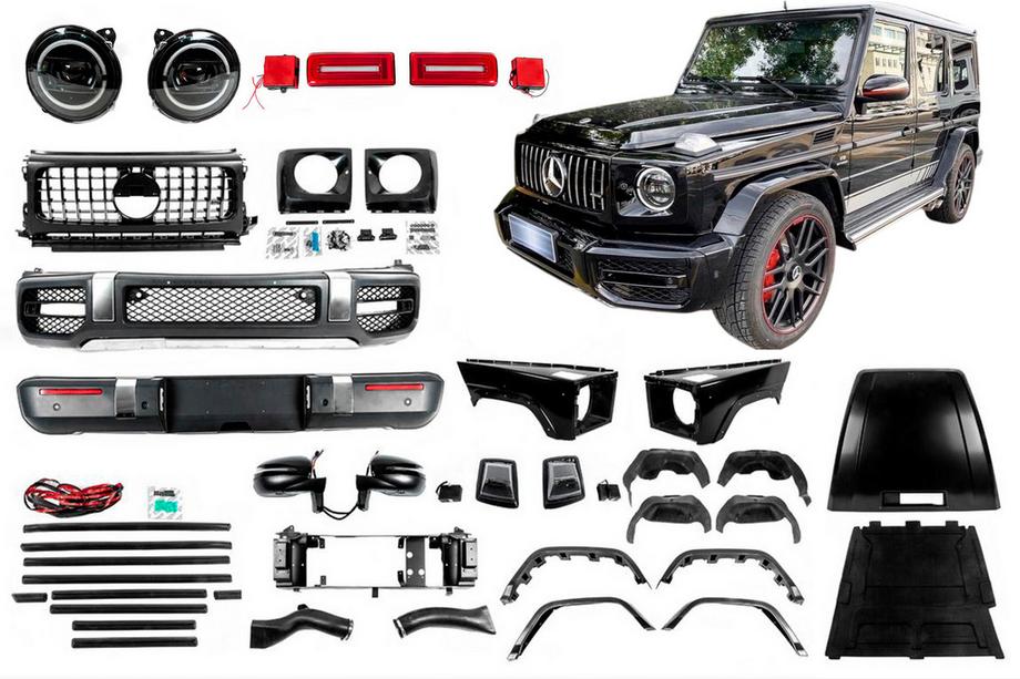 Mercedes G class W463 1990–2018 Restylingkit till G63 AMG 2018 Image