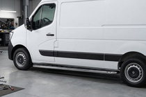Opel Movano 2010–2021 Sidosteg Maydos V1 (2 st, aluminium) Kort hjulbas foto 1