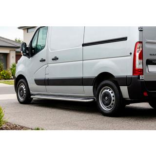 Sidosteg Maydos V2 (2 st, aluminium) Opel Movano 2010–2021 foto 1
