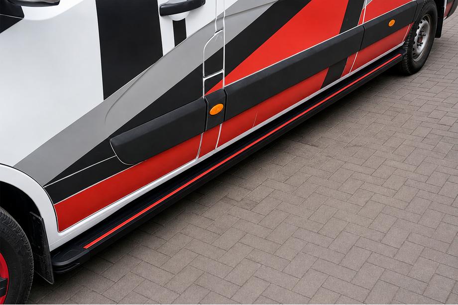 Renault Master 2011–2023 Sidosteg Maya Red (2 st, aluminium) Image