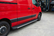 Renault Master 2011–2023 Sidosteg Maya V1 (2 st, aluminium) foto 1