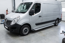 Renault Master 2011–2023 Sidosteg Maya V2 (2 st, aluminium) foto 1