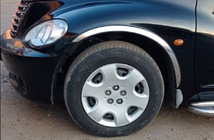 Chrysler PT Cruiser 2000–2010 Hjulhuslister (4 st, rostfritt stål) foto 2