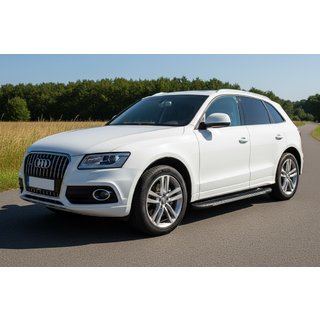 Sidosteg Bosphorus Grey (2 st, aluminium) Audi Q5 2008–2017 foto 1