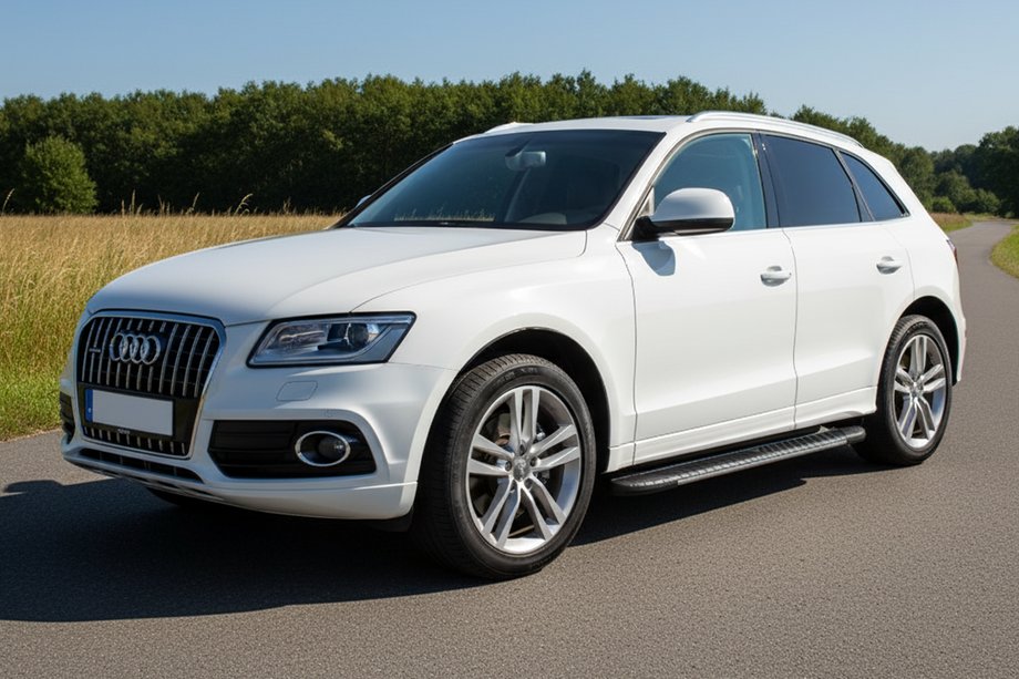 Audi Q5 2008–2017 Sidosteg Bosphorus Grey (2 st, aluminium) Image