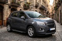 Chevrolet Trax 2012–2023 Sidosteg Bosphorus Grey (2 st, aluminium) foto 1